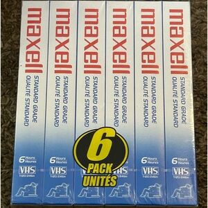 Maxell Blank VHS Tapes